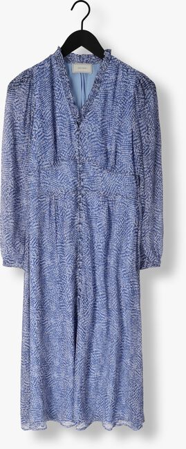 Blauwe NEO NOIR Midi jurk NIMES GRAPHIC MOOD DRESS - large