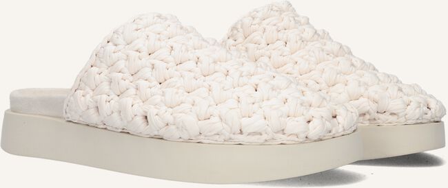 Witte INUIKII Muiltjes KNITTED CLOG Witte INUIKII Muiltjes KNITTED CLOG - large