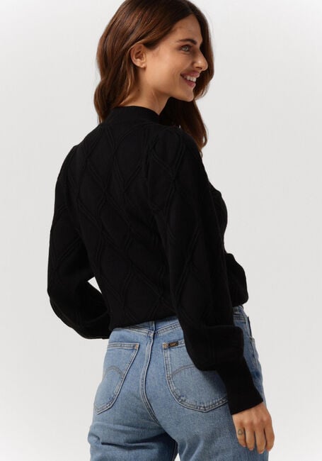 Zwarte Y.A.S. Trui YASYVA LS KNIT PULLOVER - large