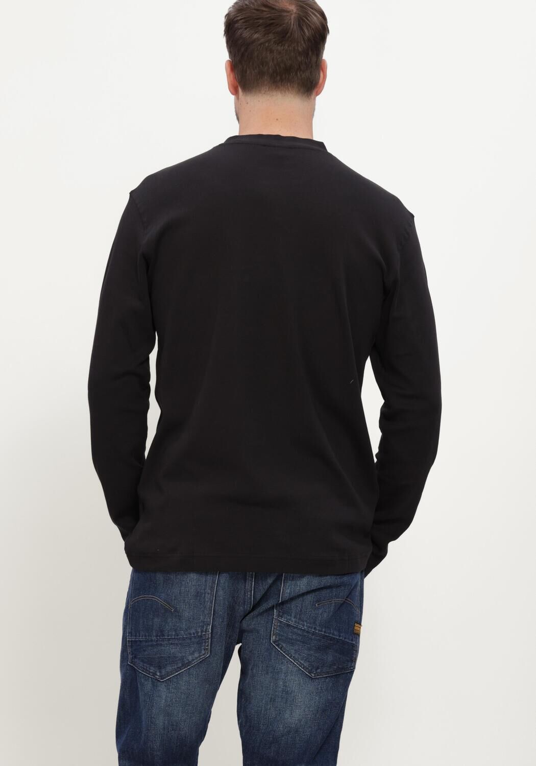 Zwarte G-STAR RAW Sweater TRUE REGULAR R T L\S - large