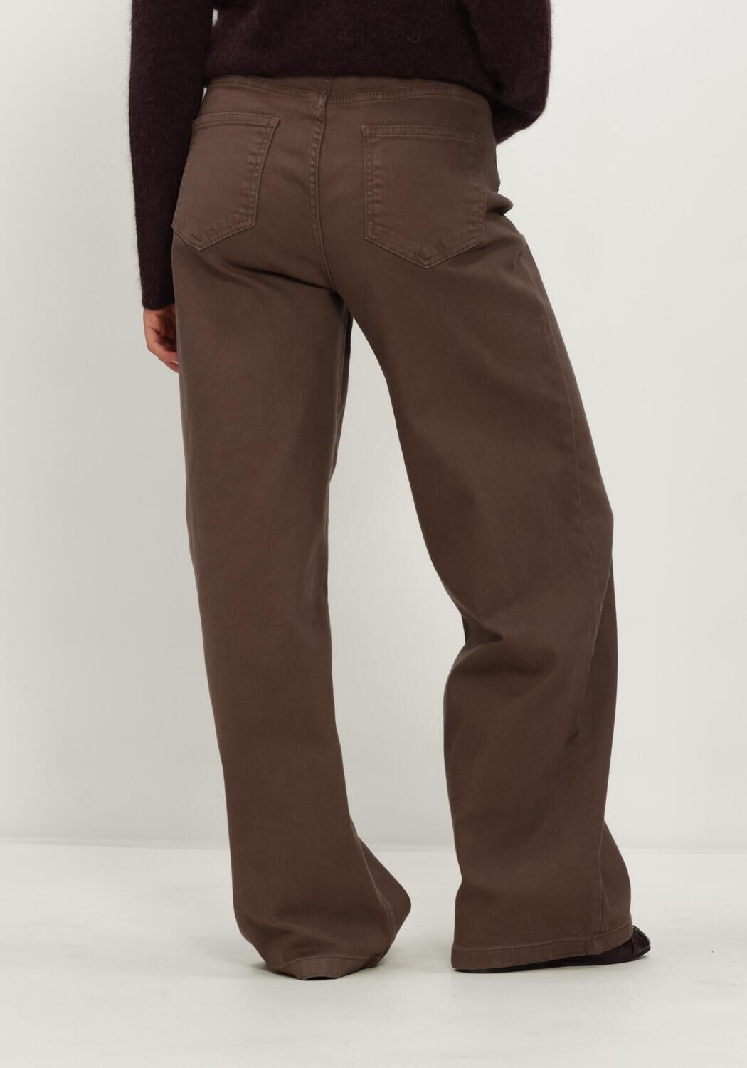 Bruine MODSTR&Ouml;M Broeken ISOLDEMD DYE PANTS - large