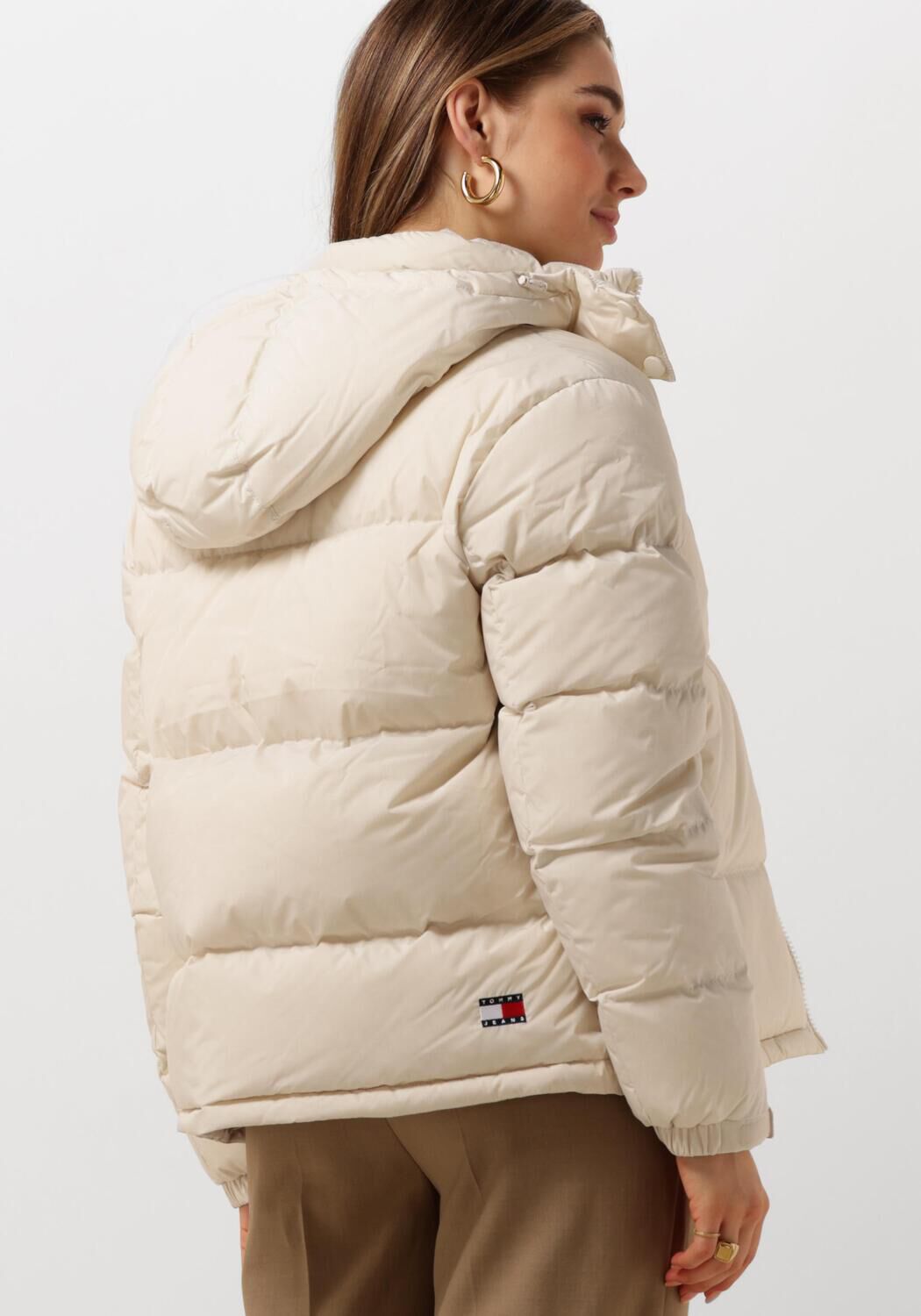 TOMMY JEANS Dames Jassen Tjw Alaska Puffer Ex Gebroken Wit