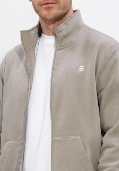 Beige G-STAR RAW Vest PREMIUM CORE TRACK JKT SW - large