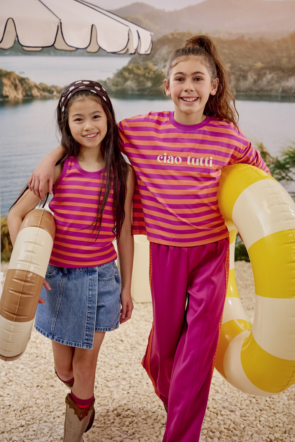 Fuchsia Z8 Wijde broek ZUZANNA - large