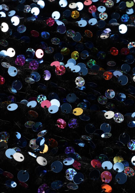 Zwarte Y.A.S. Mini jurk YASKILLO SEQUIN LS WRAP DRESS Zwarte Y.A.S. Mini jurk YASKILLO SEQUIN LS WRAP DRESS - large