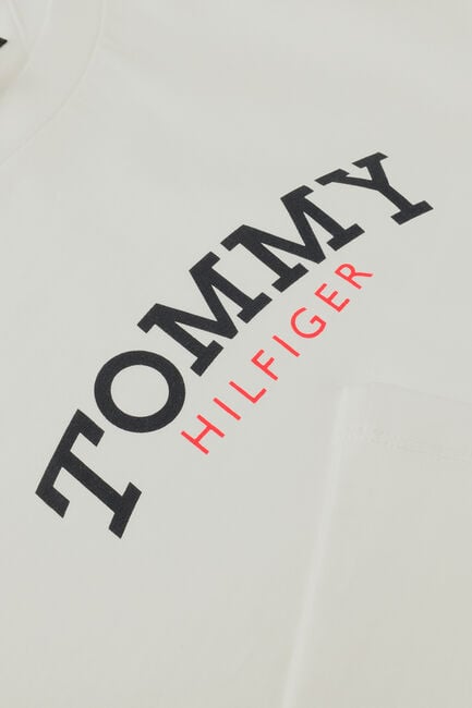Witte TOMMY HILFIGER T-shirt MONOGRAM GRAPHIC T-SHIRT - large