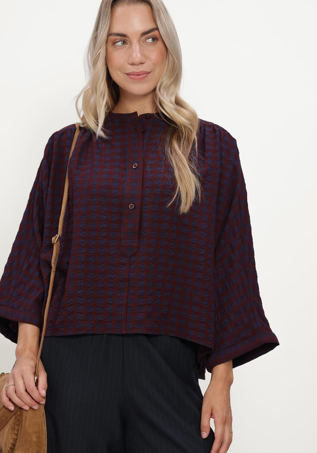 Bordeaux BY-BAR Blouses JESS BLOUSE - large