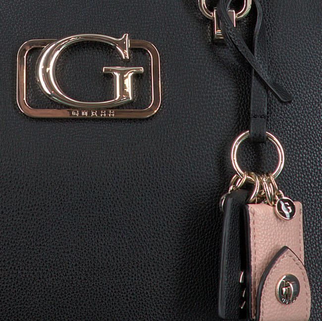 Zwarte GUESS Handtas ANNARITA GIRLFRIEND SATCHEL Zwarte GUESS Handtas ANNARITA GIRLFRIEND SATCHEL - large