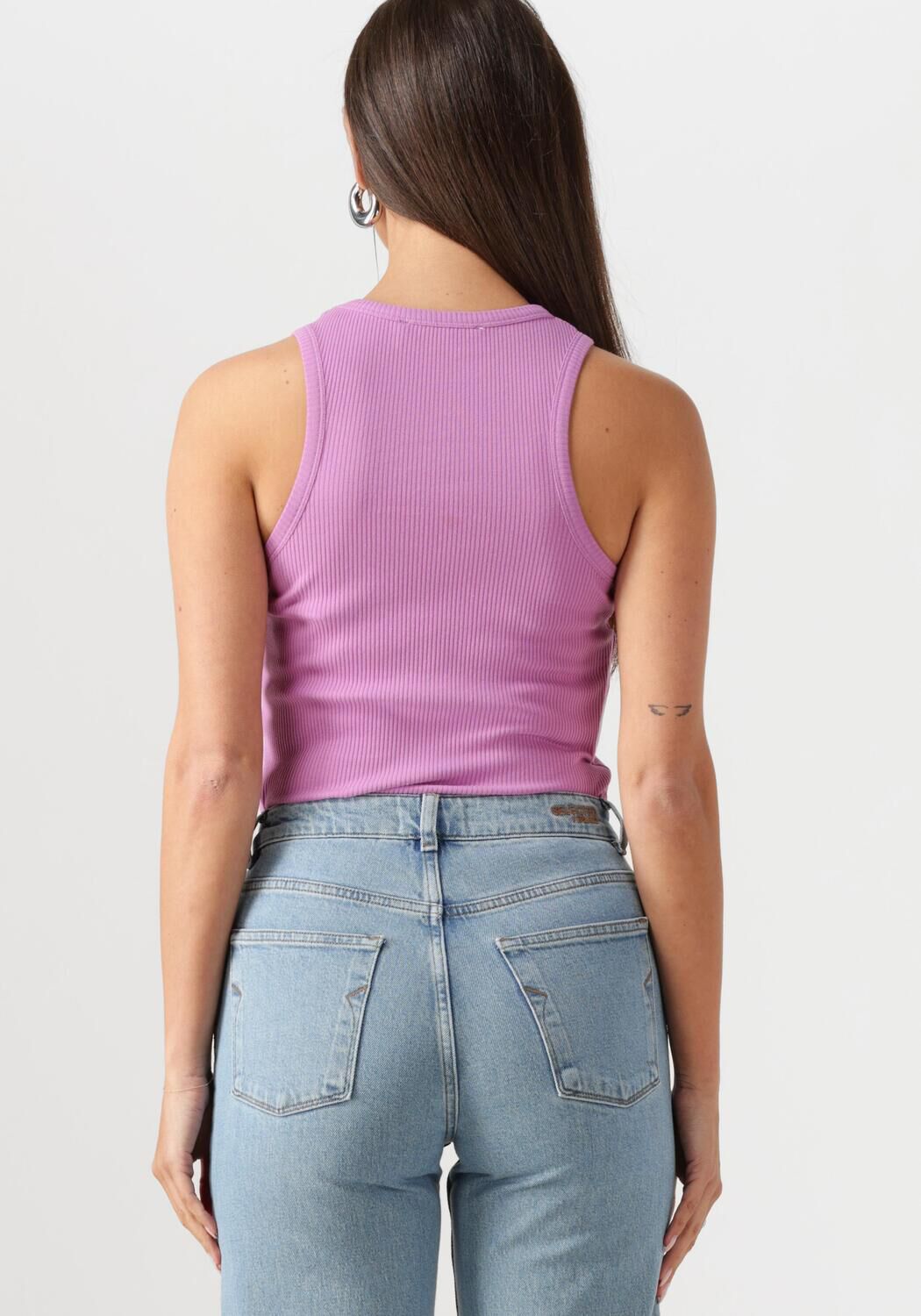 SELECTED FEMME Dames Tops & T-shirts Slfanna O-neck Tank Top Roze