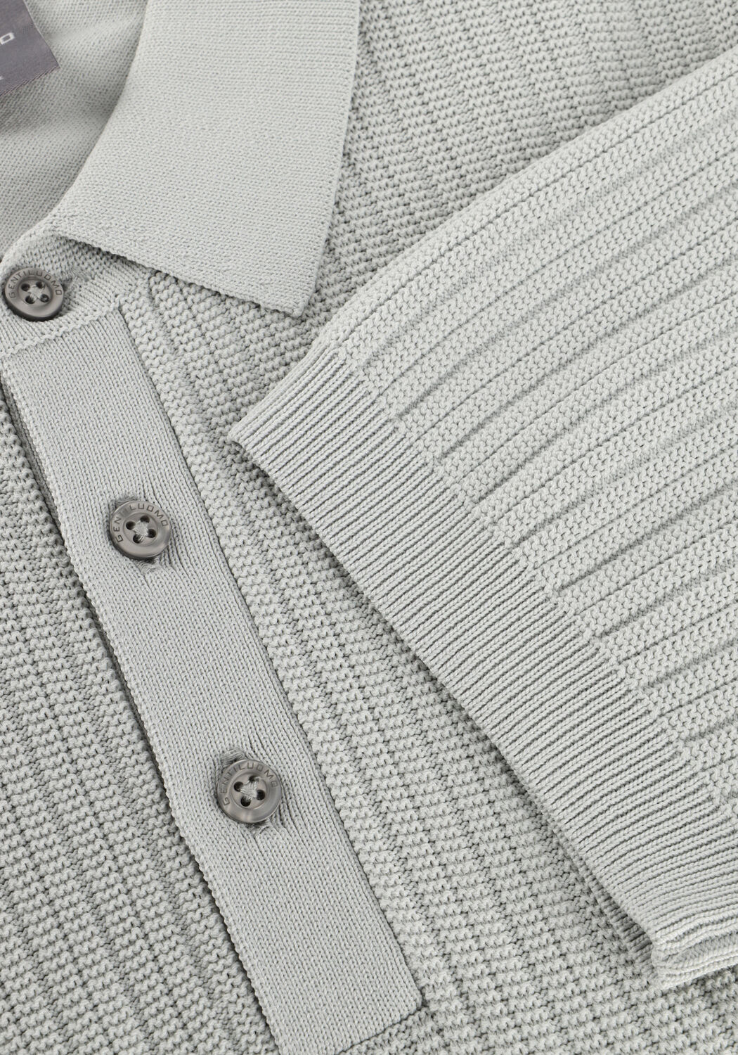 Beige GENTILUOMO Polo POLO 3 BUTTONS SS - large