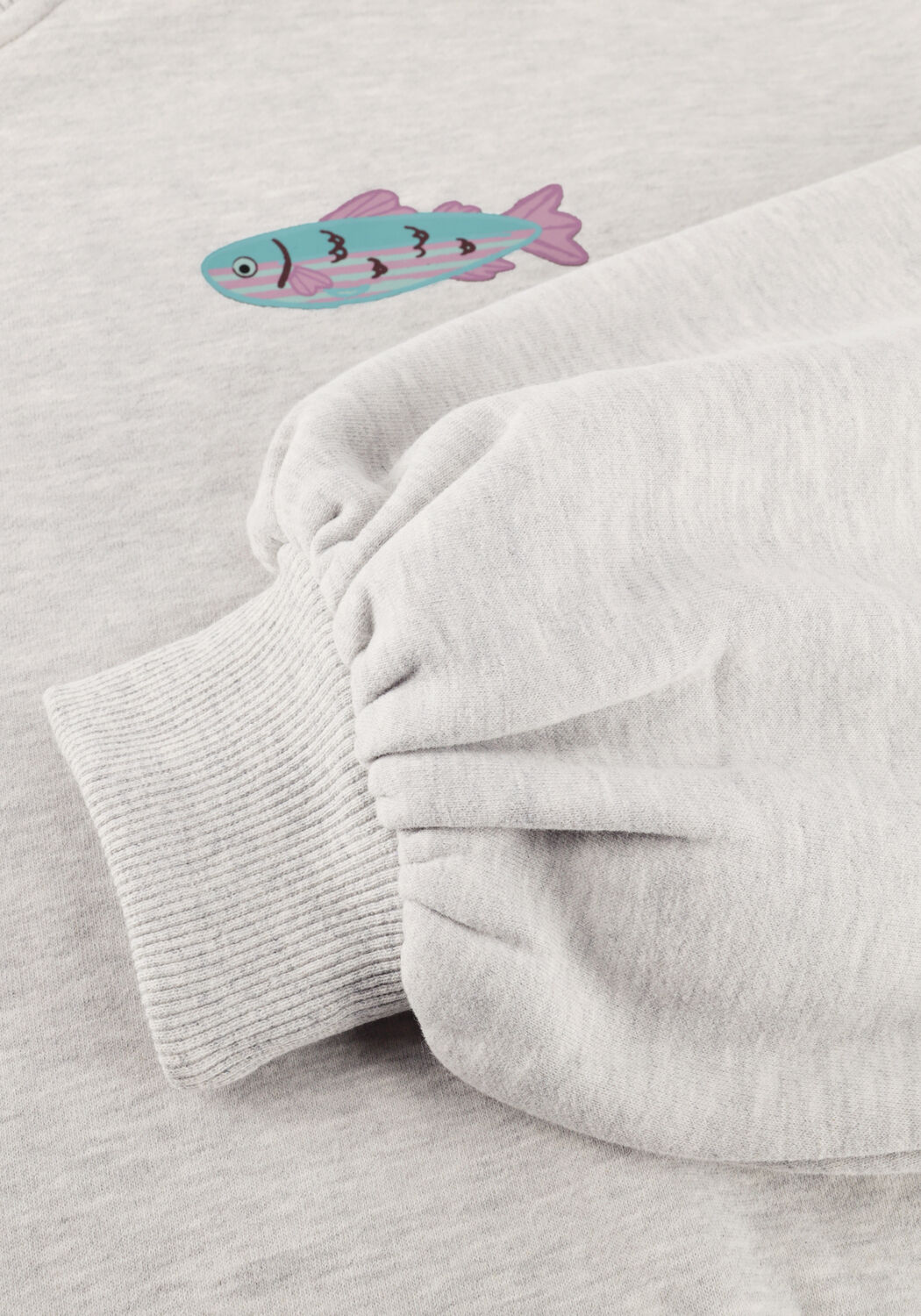 Lichtgrijze YDENCE Sweater SWEATER TRUE CATCH - large