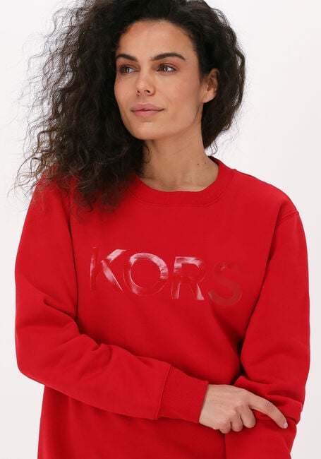 Rode MICHAEL KORS Sweater UNISEX TONAL SWEATSHIRT - large