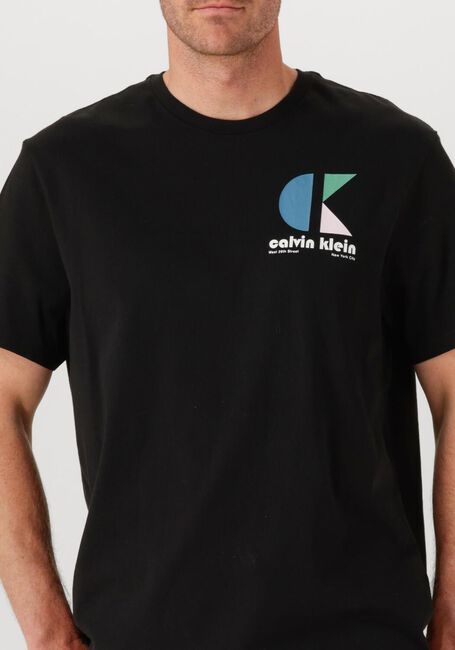 Zwarte CALVIN KLEIN T-shirt SS 20S CK BHS LG GRP - large