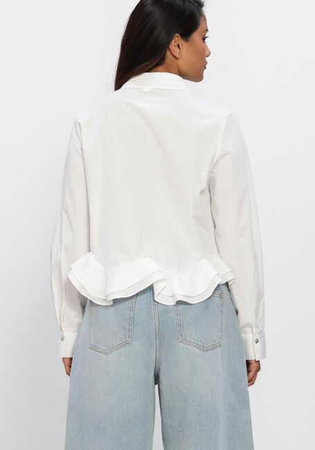 Witte Y.A.S. Blouses YASANERA LS SHORT SHIRT - large