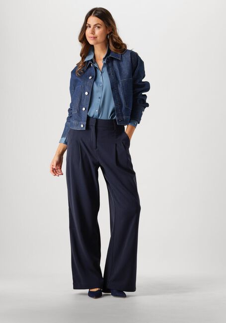 Donkerblauwe MSCH COPENHAGEN Blouses MSCHSANDELINE MALUCA SHIRT - large