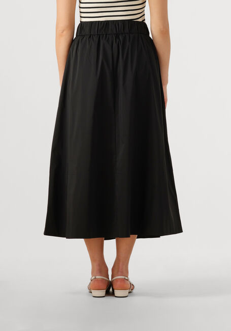 Zwarte NEO NOIR Midirok YARA POPLIN SKIRT - large