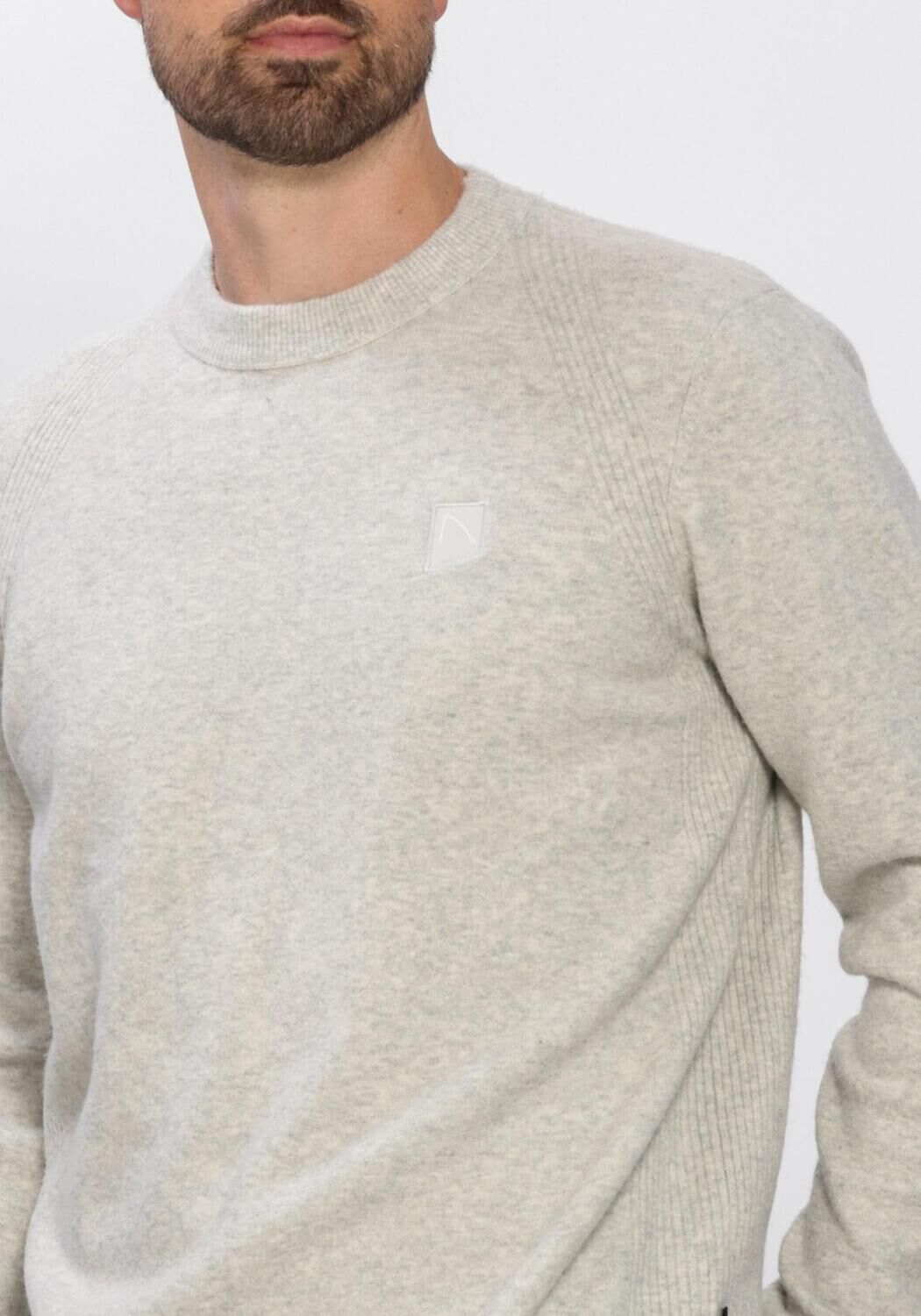 Ecru CHASIN Trui FINN PLY - large