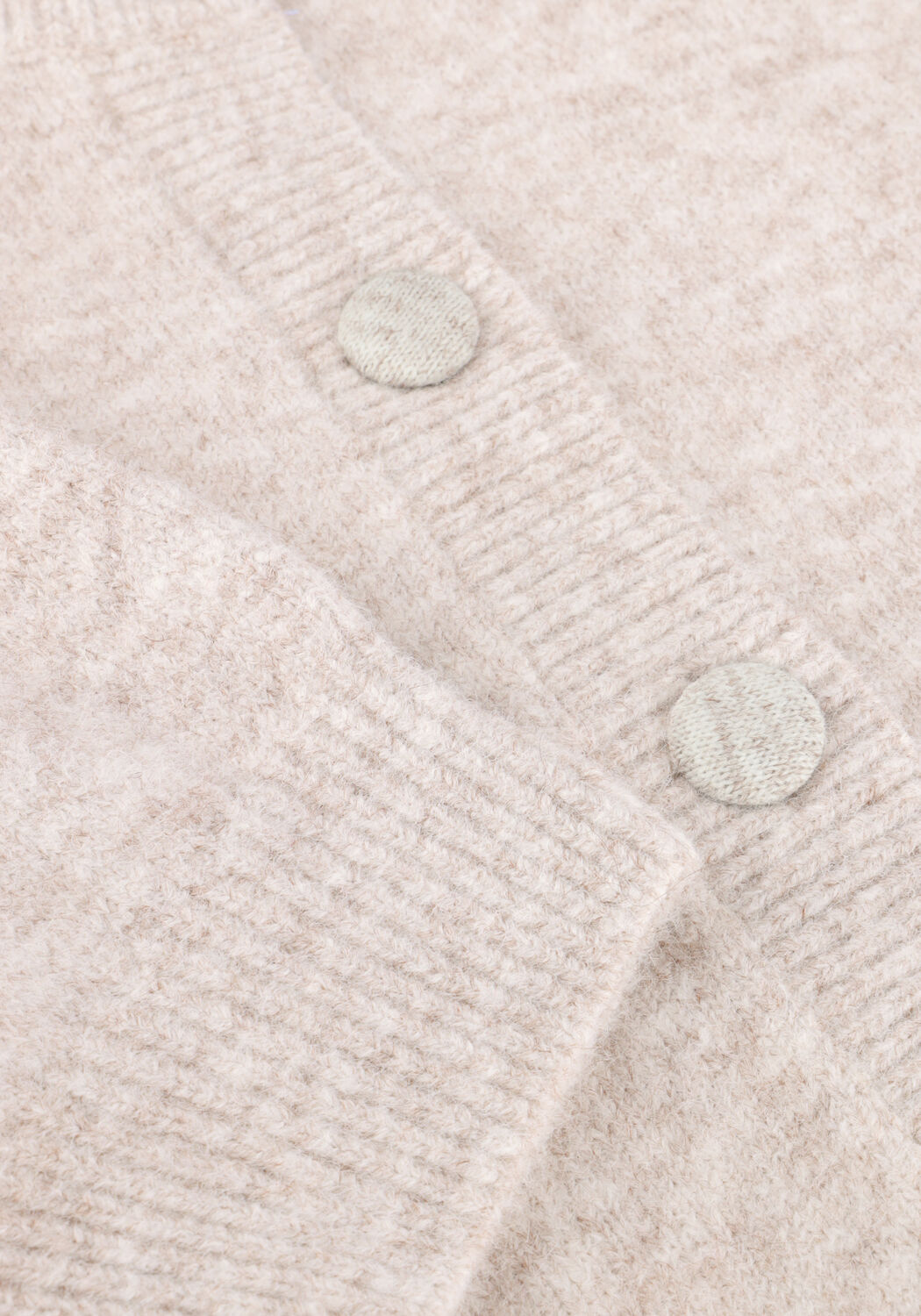 Ecru NEO NOIR Vest TRUDY KNIT CARDIGAN - large