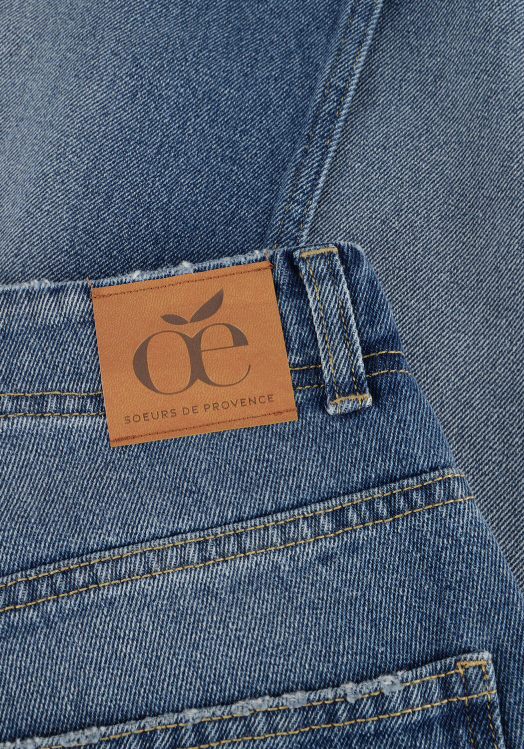 Blauwe SOEURS DE PROVENCE Wide jeans JULE PANT - large