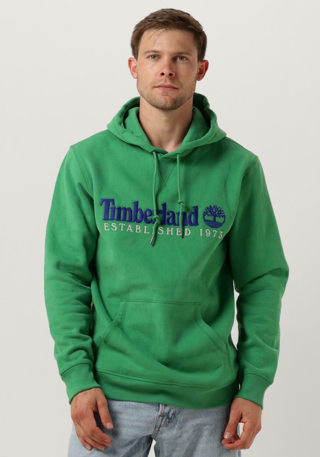 Timberland Heren Sweatshirt met geborduurd logo Green Heren