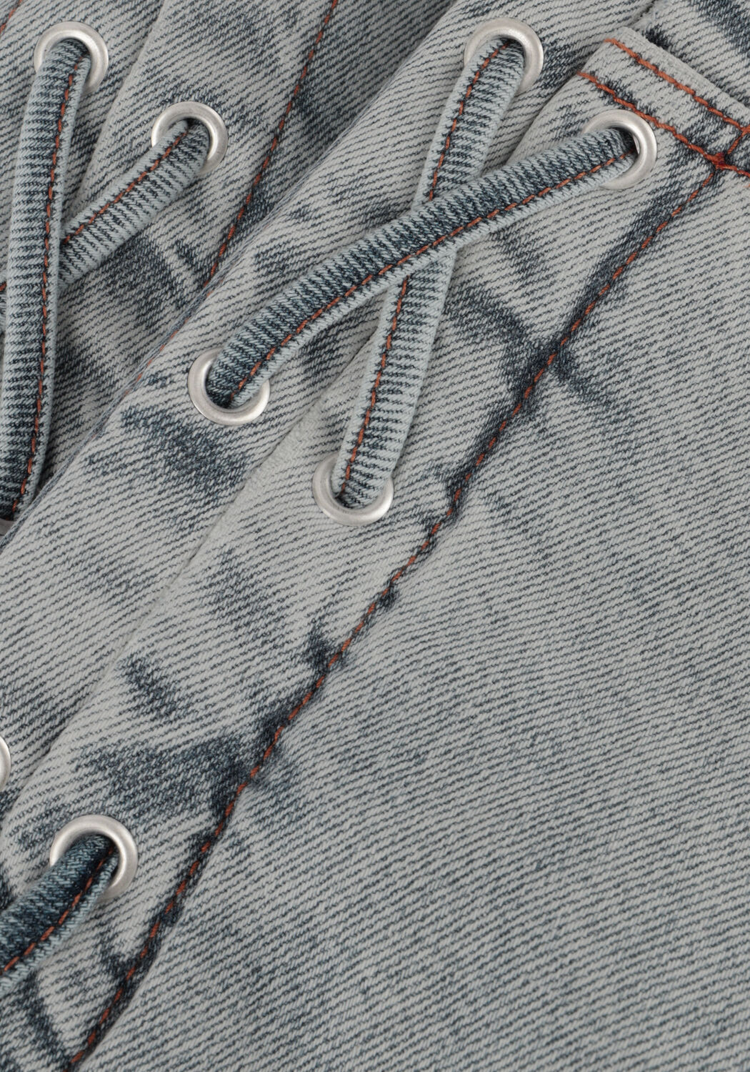 Lichtblauwe CATWALK JUNKIE Wide jeans LOOSE FIT JEANS WITH LACE DETAIL - large