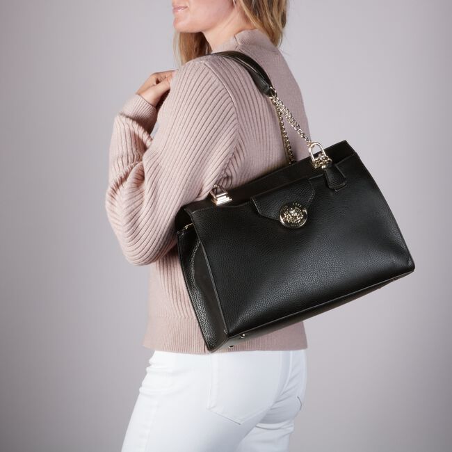 Zwarte GUESS Handtas BELLE ISLE SOCIETY CARRYALL Zwarte GUESS Handtas BELLE ISLE SOCIETY CARRYALL - large