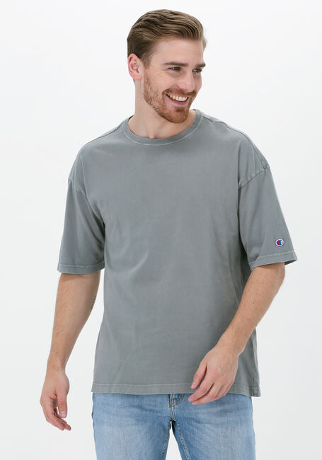 Groene CHAMPION T-shirt CREWNECK T-SHIRT 217243 - large