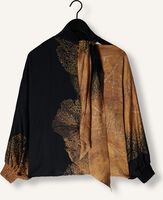 Bruine SUMMUM Blouses BOW TIE TOP BORDER PRINT Bruine SUMMUM Blouses BOW TIE TOP BORDER PRINT - medium