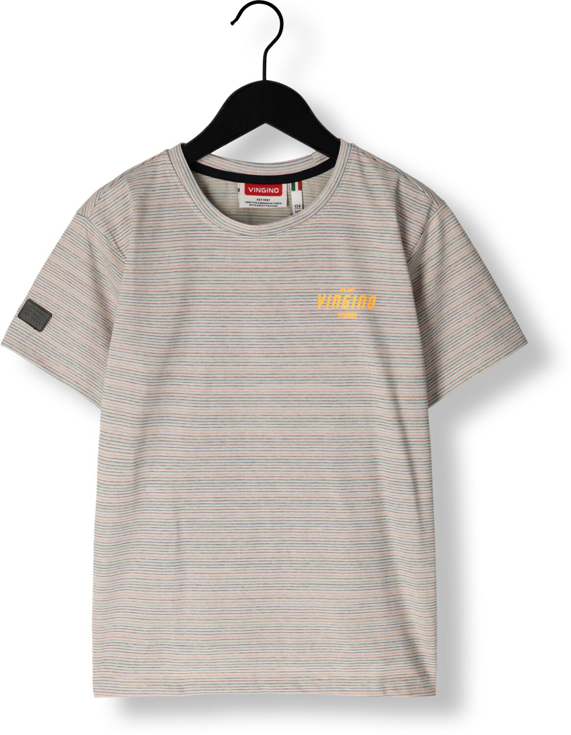 VINGINO Jongens Polo's & T-shirts Jipe Grijs