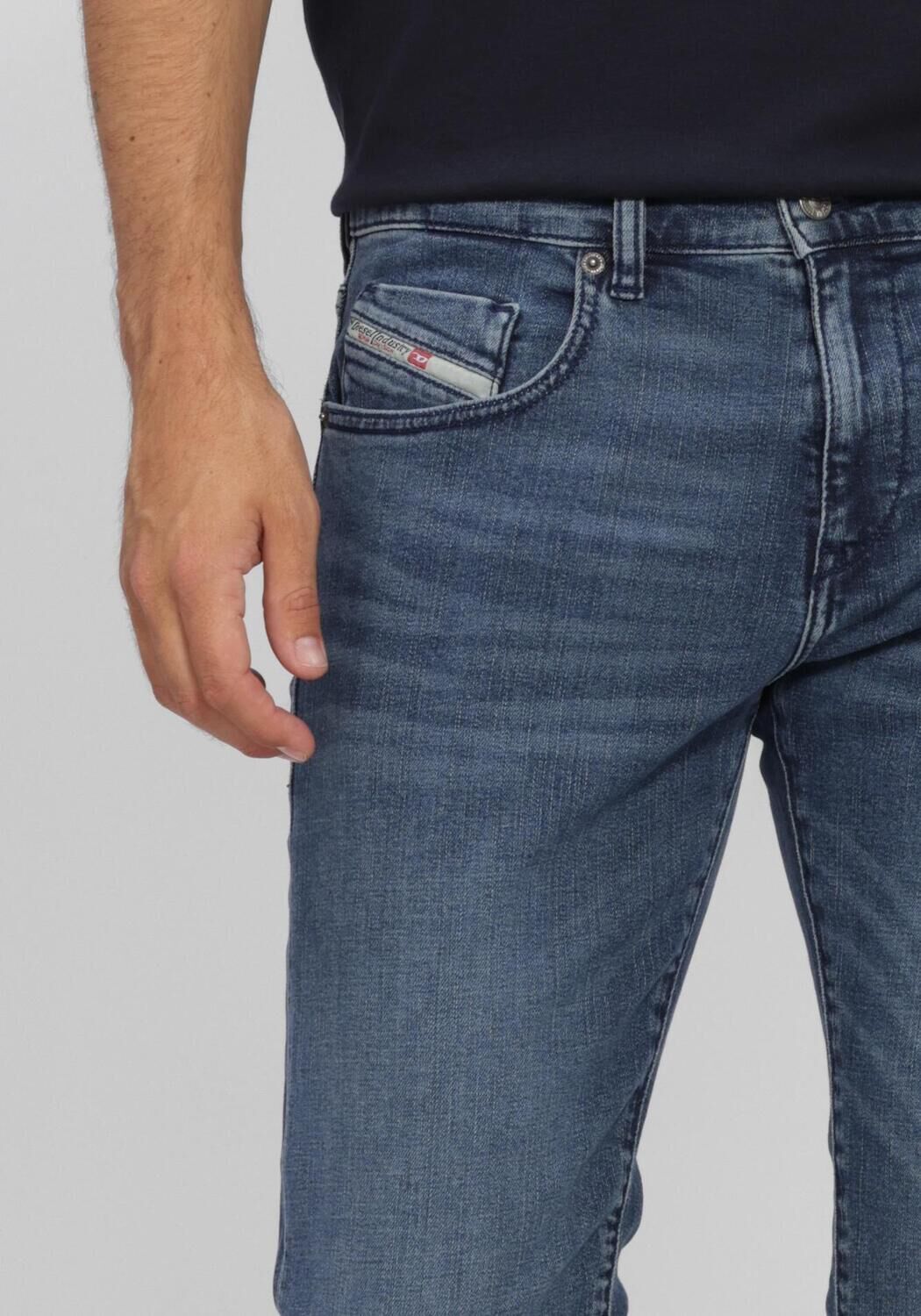 Blauwe DIESEL Slim fit jeans 2019 D-STRUKT - large