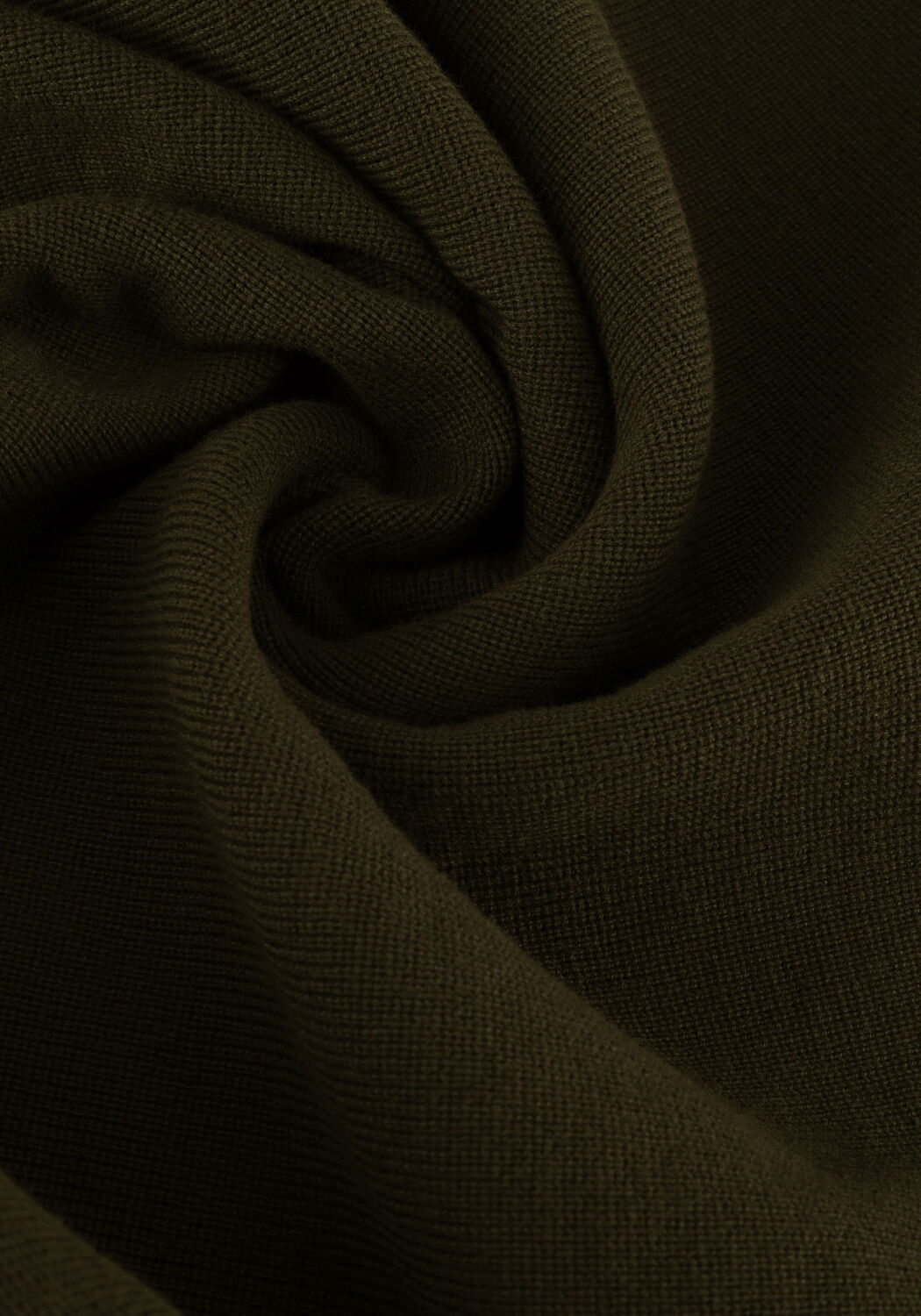 Donkergroene ANOTHER LABEL Trui LUKTAR KNITTED PULL L/S - large