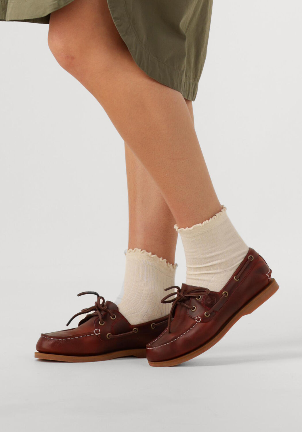 Rode TIMBERLAND Mocassins CLASSIC BOAT - large