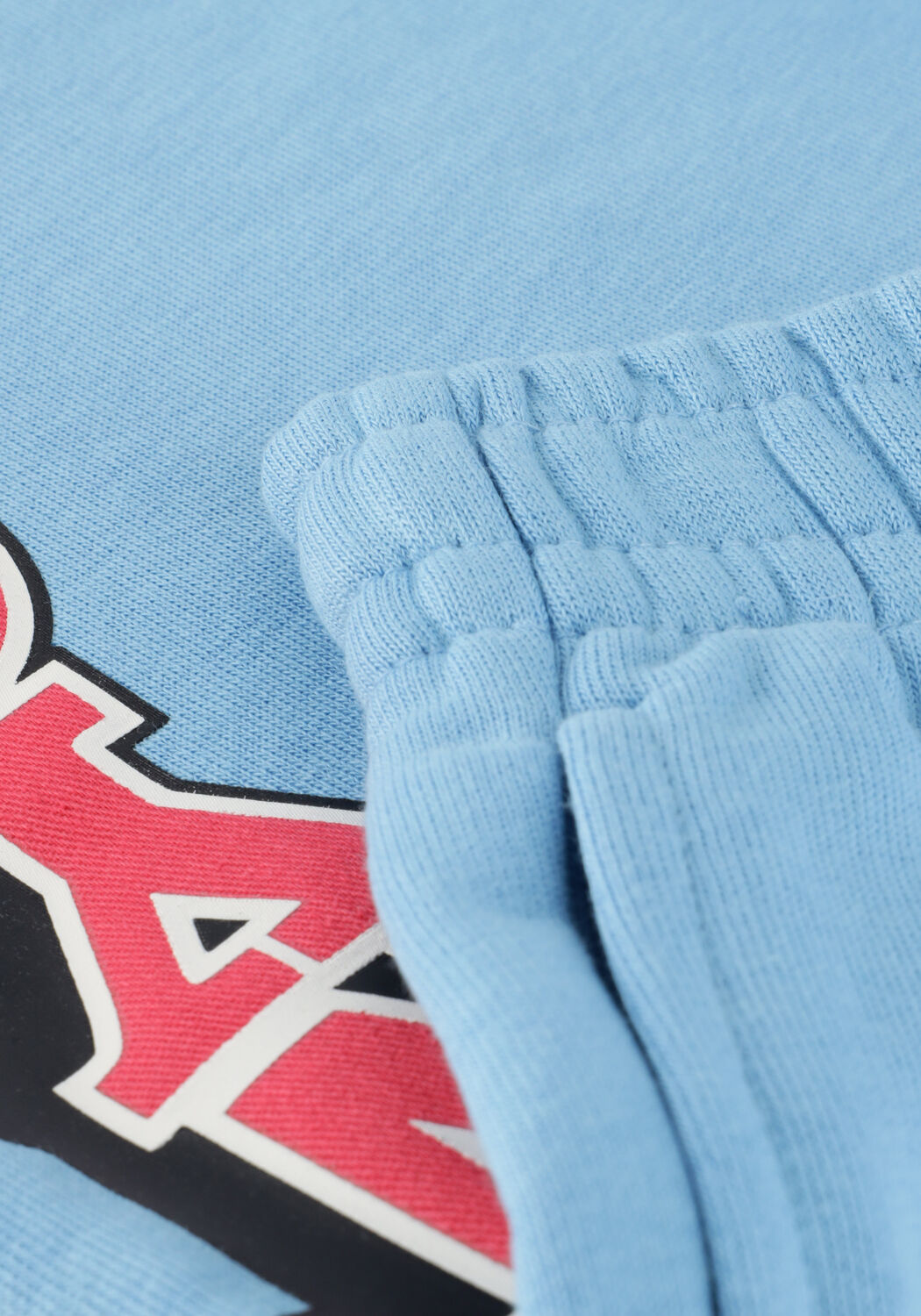 Lichtblauwe TOMMY HILFIGER Korte broek FUN LOGO SWEATSHORTS - large