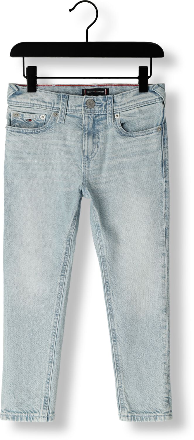 TOMMY HILFIGER Jongens Jeans Scanton Y Slim Fit Bleach Jeans Blauw