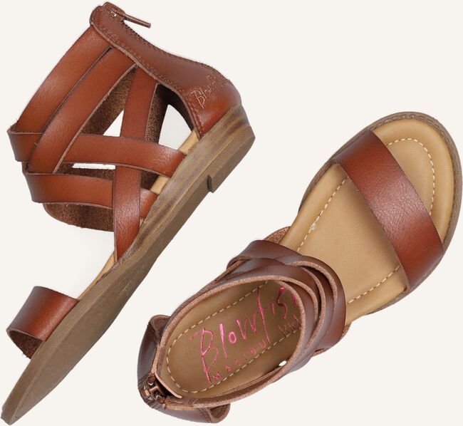 Cognac BLOWFISH MALIBU Platte sandalen BILLA Cognac BLOWFISH MALIBU Platte sandalen BILLA - large