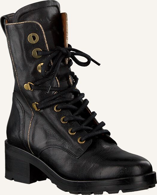 Zwarte VIA VAI Veterboots STINE CORE Zwarte VIA VAI Veterboots STINE CORE - large