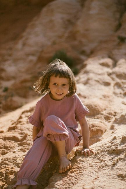 Roze LIL' ATELIER Pantalon NMFDOLIE LOOSE PANT Roze LIL' ATELIER Pantalon NMFDOLIE LOOSE PANT - large