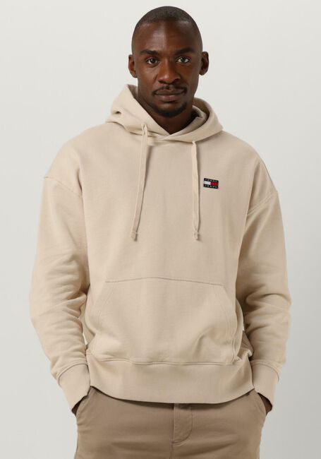 Beige TOMMY JEANS Sweater TJM RLX XS BADGE HOODIE - large