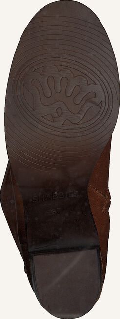 Cognac SHABBIES Enkellaarsjes 183020112 Cognac SHABBIES Enkellaarsjes 183020112 - large