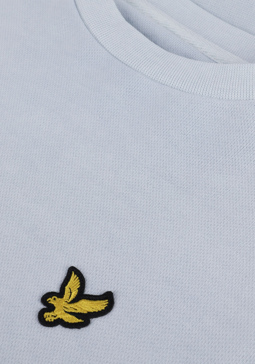 Lichtblauwe LYLE & SCOTT Sweater GARMENT DYE SWEATSHIRT - large