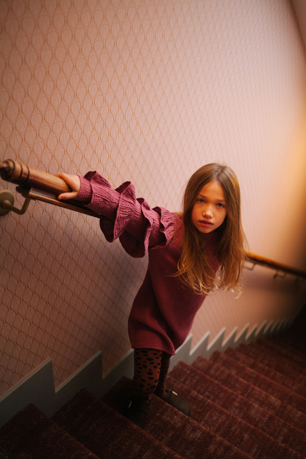 Roze DAILY BRAT Mini jurk LOLLY POP RUFFLE DRESS SNOW PINK - large