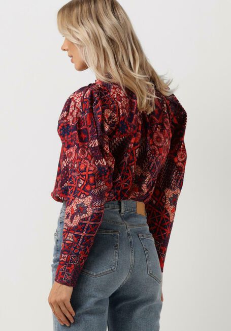 Blauwe NOTRE-V Blouses BLOUSE PRINT NV-ARAH - large