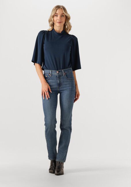 Donkerblauwe MINUS Top KELLI MODAL T-SHIRT - large