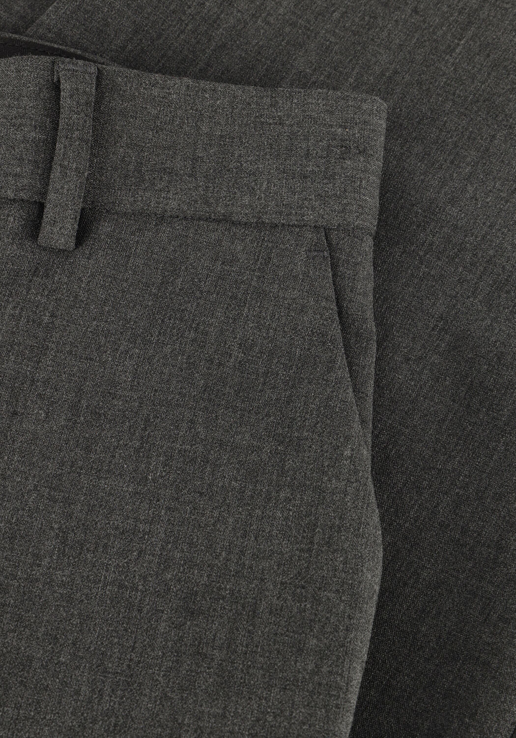 Grijze MSCH COPENHAGEN Wijde broek MSCHHADA HENRIKE SLIM PANTS REGULAR - large