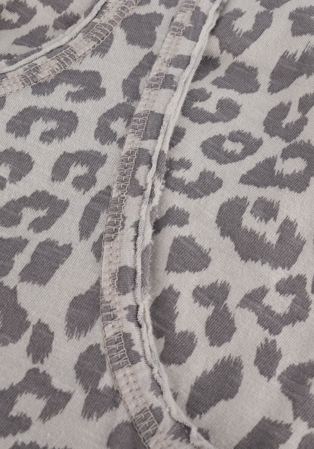 Grijze 10DAYS Maxi jurk DRESS LEOPARD - large