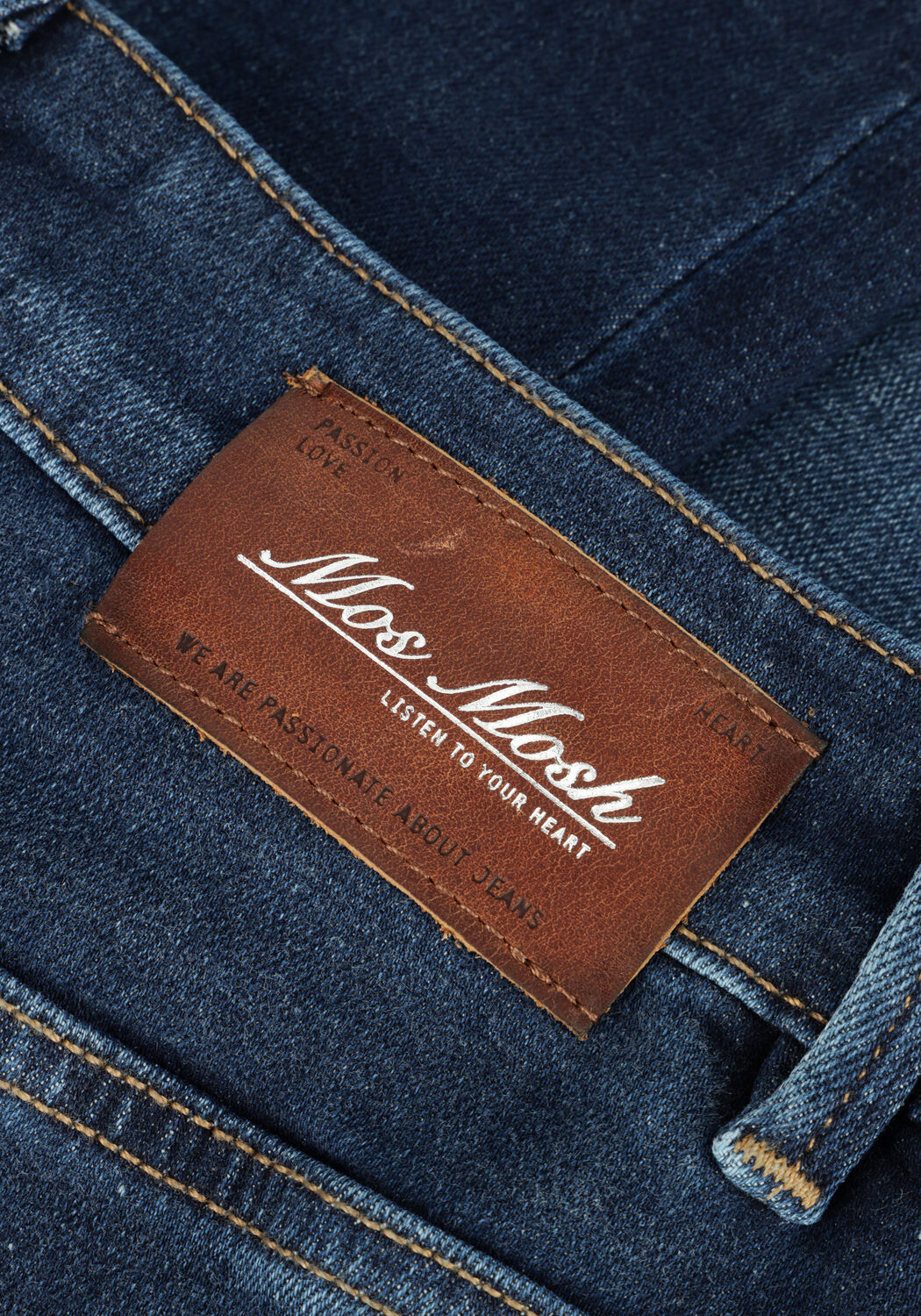 Blauwe MOS MOSH Wide jeans COLETTE BIRKIN JEANS - large