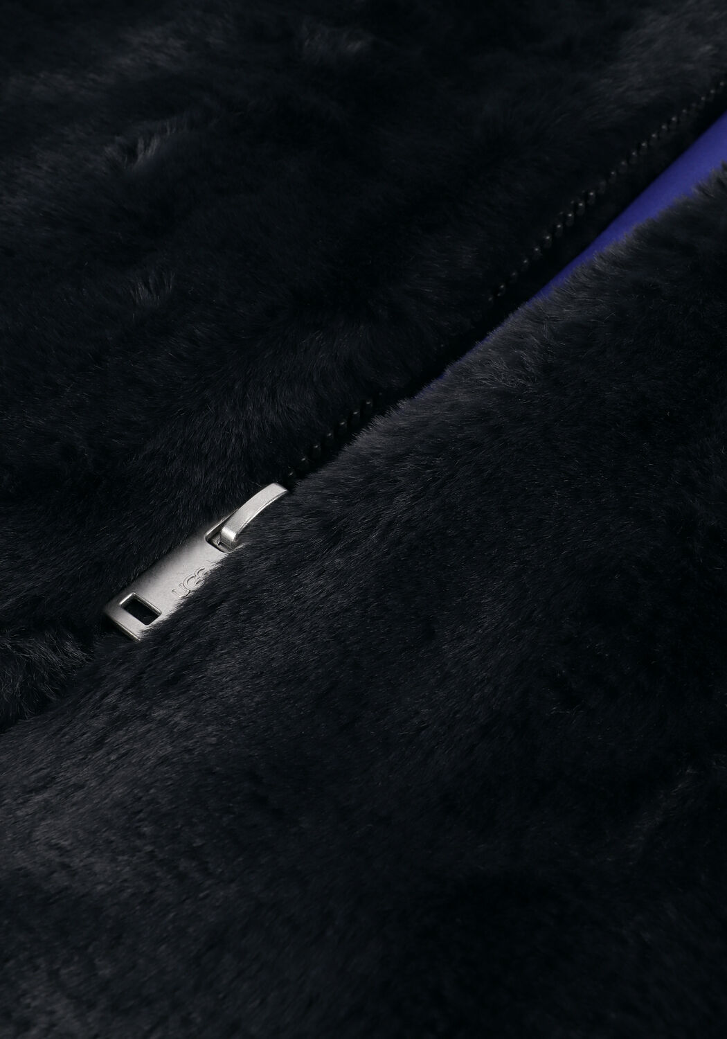 Zwarte UGG Faux fur jas W KOKO OVERSIZED FAUX FUR COAT - large