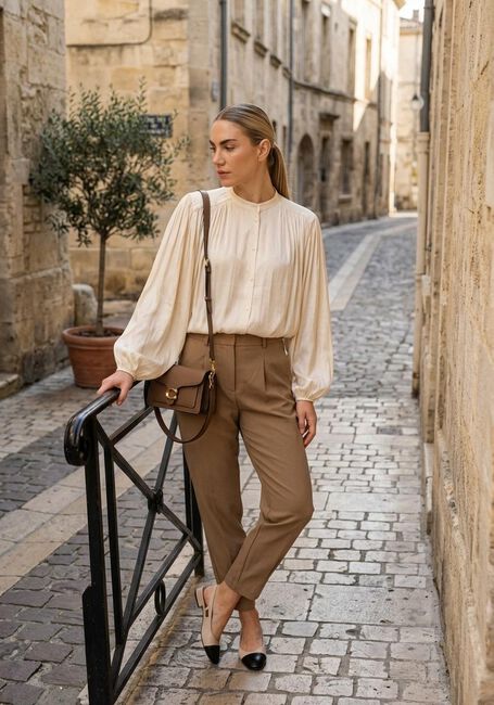 Creme AMAYA AMSTERDAM Blouses JANI - large
