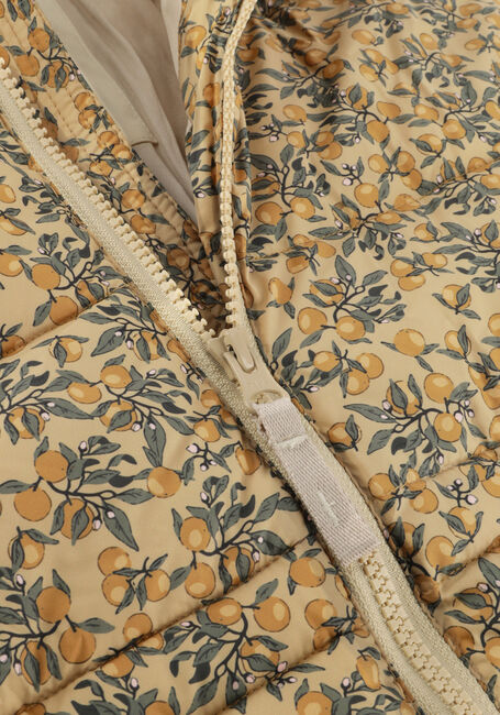 Bruine KONGES SLOJD Gewatteerde jas NUKA LONG JACKET - large