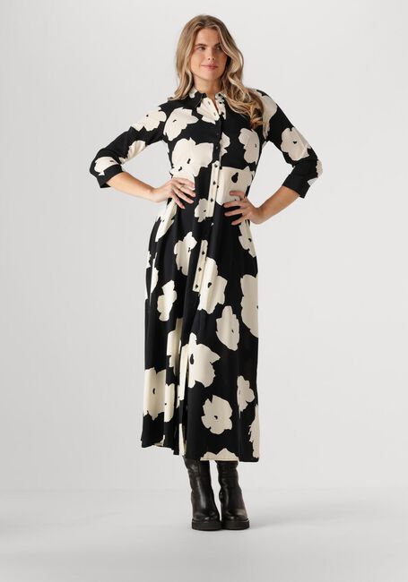 Zwarte Y.A.S. Maxi jurk YASSAVANNA LONG SHIRT DRESS S. - large